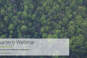 Quarterly Webinar with David Hay (November 2018)